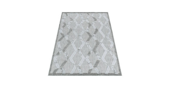 FLACHWEBETEPPICH 140/200 cm Bahama Grau  - Grau, Design, Textil (140/200cm) - Novel