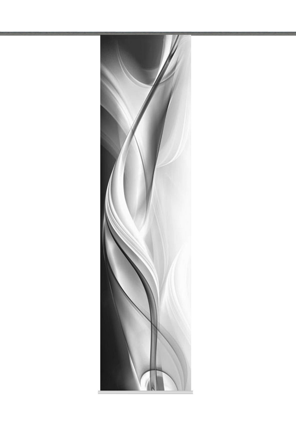 FLÄCHENVORHANG   blickdicht   60/245 cm  - Dunkelgrau/Hellgrau, LIFESTYLE, Textil (60/245cm)
