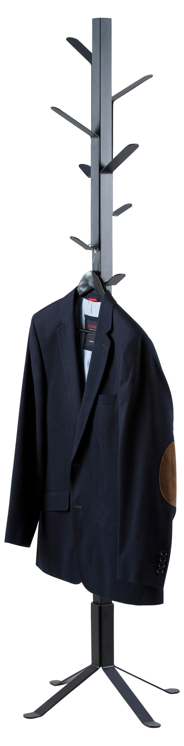 KLEIDERSTÄNDER in Schwarz 50/181/50 cm   - Schwarz, Basics, Metall (50/181/50cm)