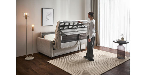 SCHLAFSOFA Chenille Anthrazit  - Anthrazit/Schwarz, Design, Textil (184/91/99cm) - Xora