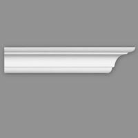 ZIERLEISTE 200/7,0/7,0 cm Weiß Kunststoff  - Weiß, Design, Kunststoff (200/7,0/7,0cm)