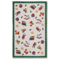 FLACHWEBETEPPICH 50/80 cm Toy's Delight Multicolor, Dunkelgrün  - Dunkelgrün/Multicolor, Design, Kunststoff/Textil (50/80cm) - Villeroy & Boch