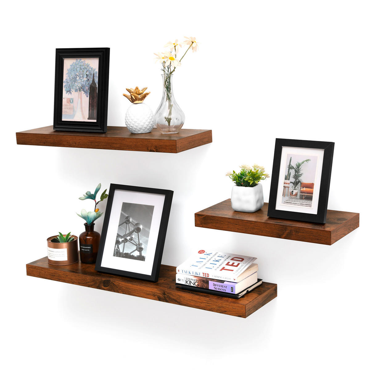 WANDBOARD Braun, Schwarz  - Schwarz/Braun, Trend, Holzwerkstoff (80/3.8/20cm) - Boxxx
