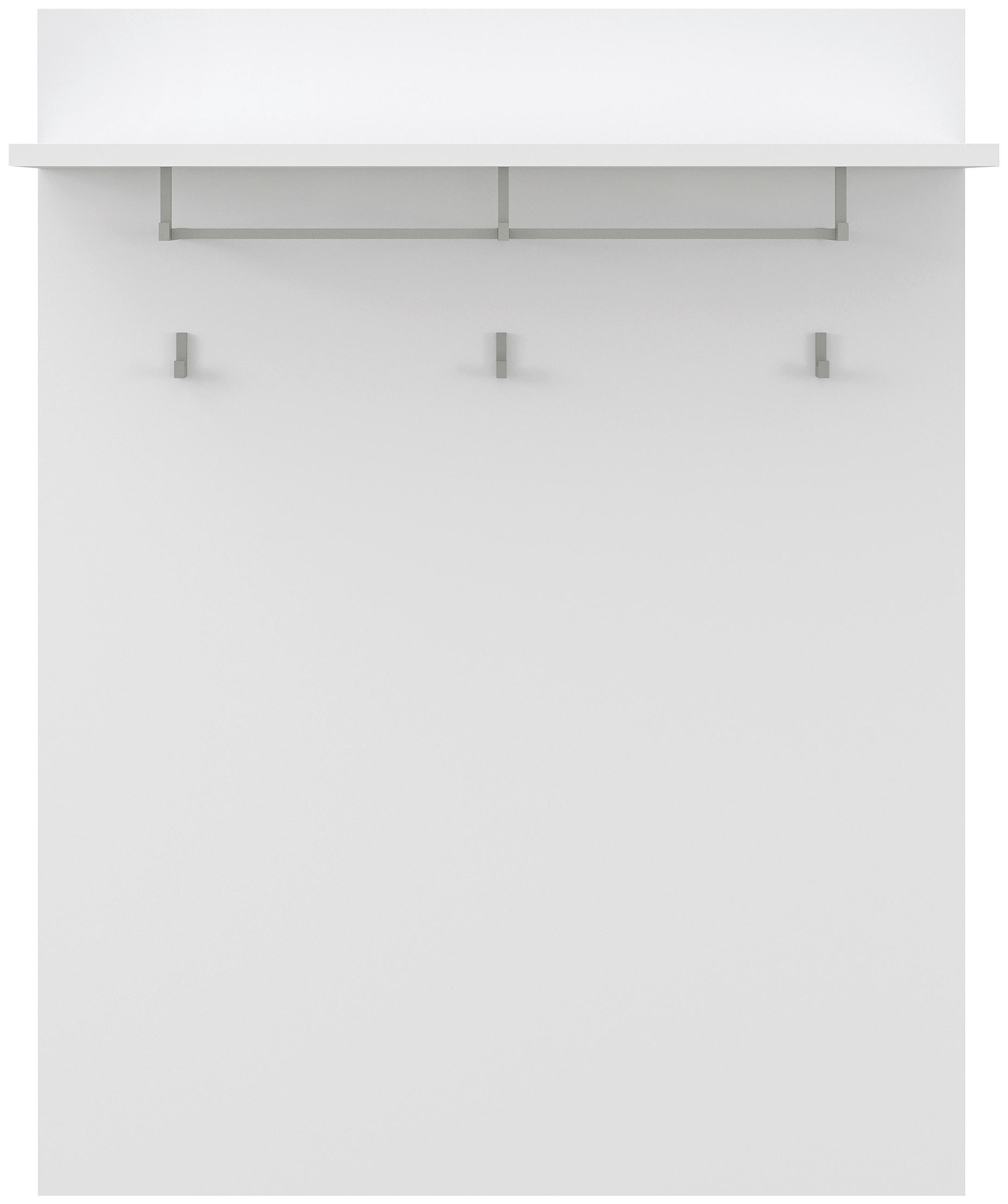 GARDEROBENPANEEL  in 92,4/130/27 cm  - Weiß, KONVENTIONELL, Holzwerkstoff (92,4/130/27cm) - Xora