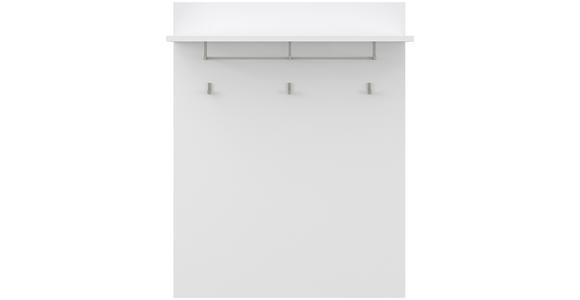 GARDEROBENPANEEL  in 92,4/130/27 cm  - Weiß, KONVENTIONELL, Holzwerkstoff (92,4/130/27cm) - Xora