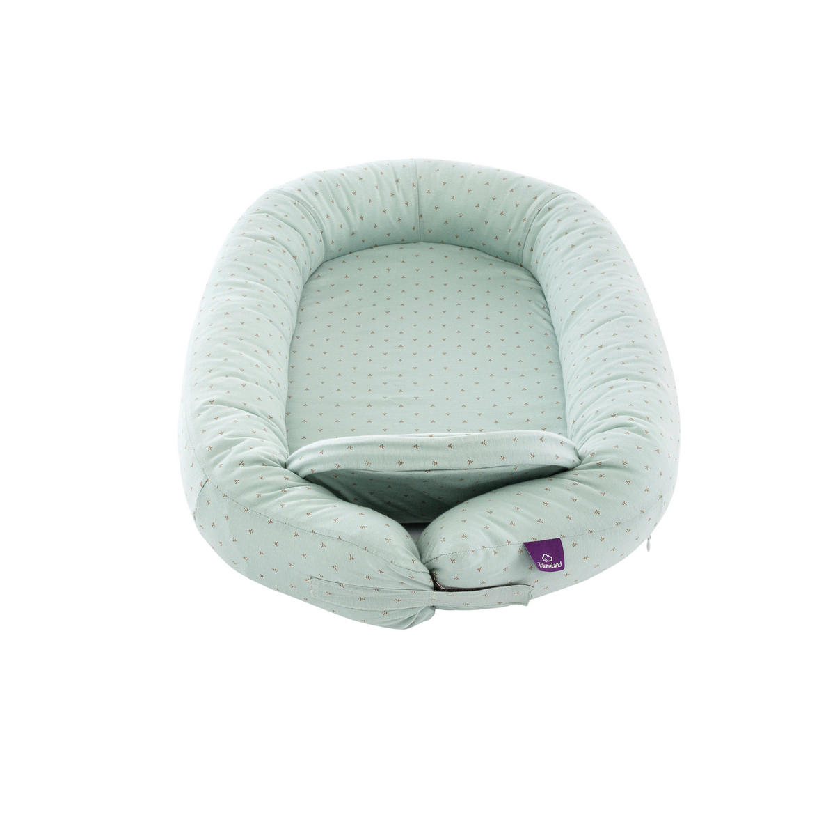KUSCHELNEST Home Comfort  76/52/8 cm   - Hellblau, Basics, Textil (76/52/8cm) - Träumeland