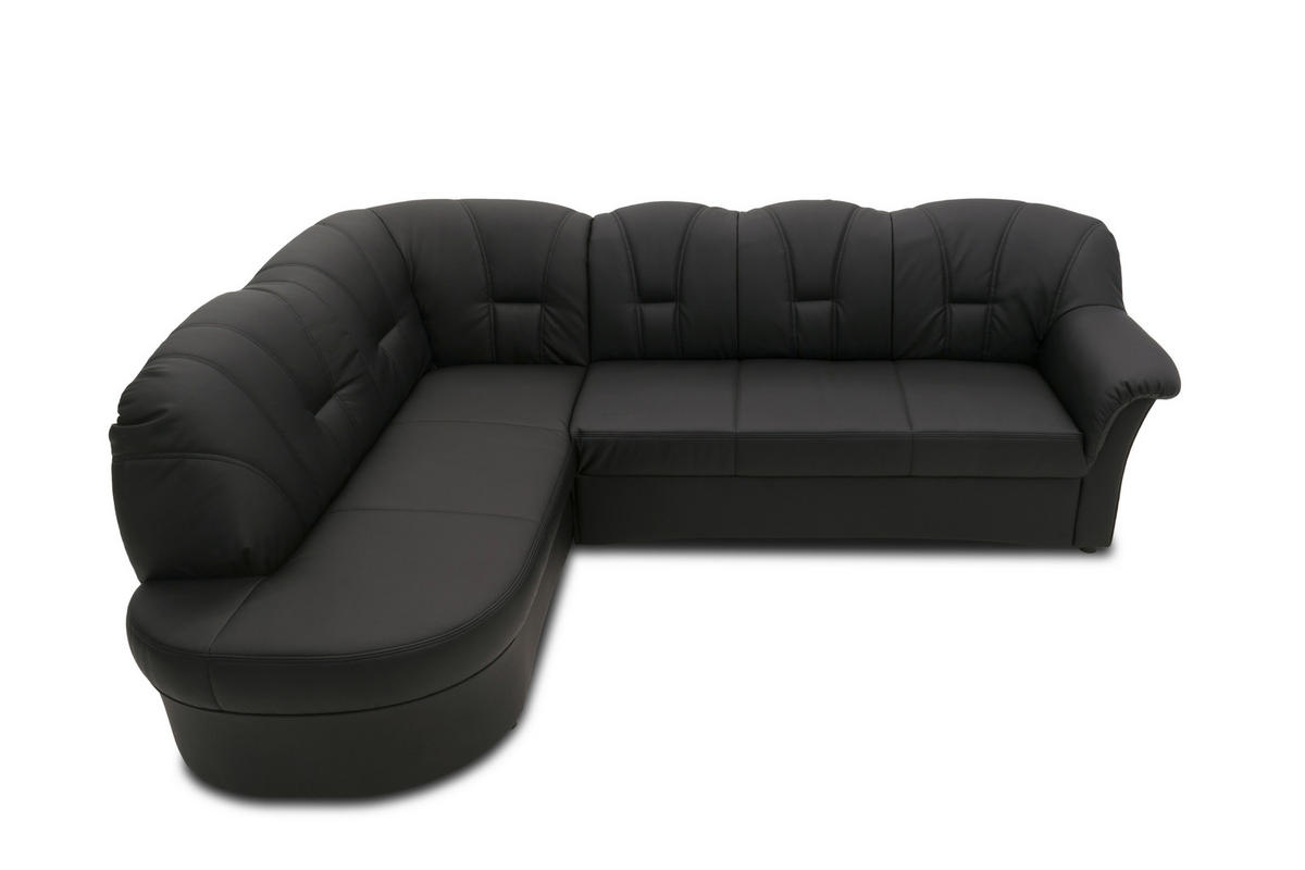 Freisteller von MID.YOU ECKSOFA Schwarz Lederlook.