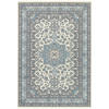 ORIENTTEPPICH 80/150 cm Mirkan Creme, Hellblau  - Creme/Hellblau, Basics, Kunststoff/Textil (80/150cm)