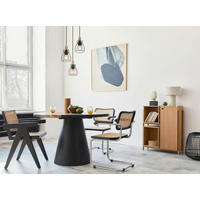 HÄNGELEUCHTE 35.5/35,5/120 cm  - Dunkelbraun/Schwarz, KONVENTIONELL, Holz/Metall (35.5/35,5/120cm) - Globo