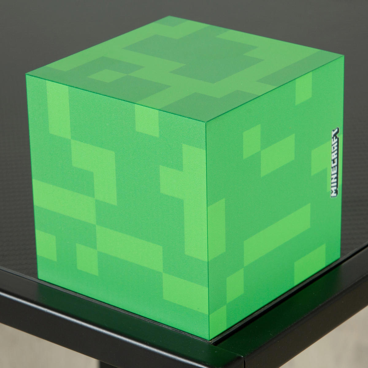LED-DEKOLEUCHTE - Hellgrün/Grün, Trend, Kunststoff (9/11/9cm) - Minecraft
