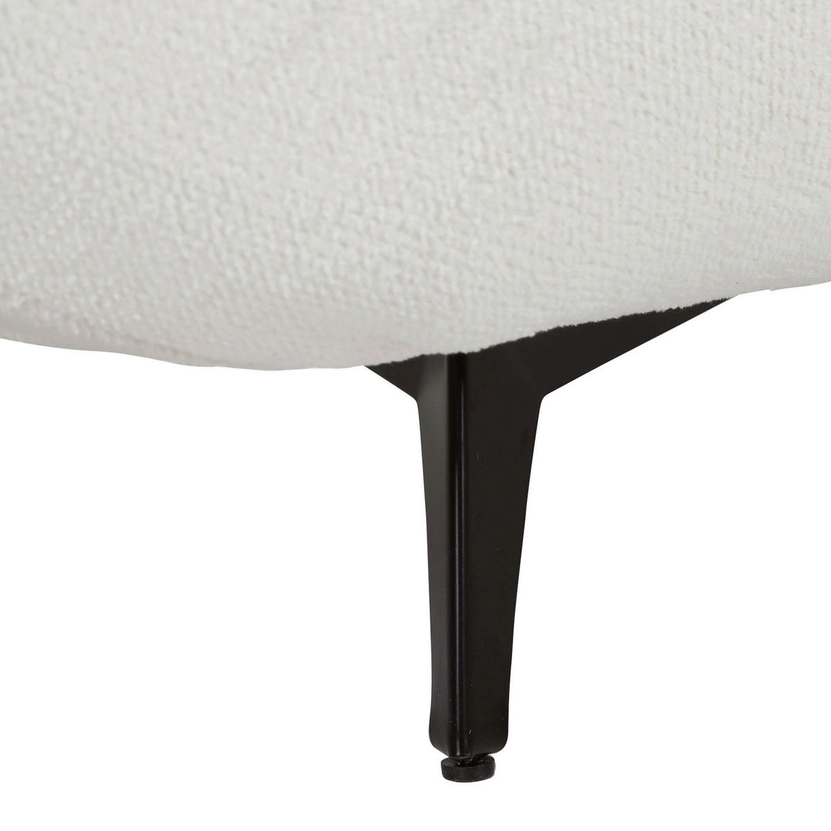 BIGSOFA Flachgewebe Creme  - Dunkelbraun/Beige, Design, Textil/Metall (275/80/123cm) - Lomoco