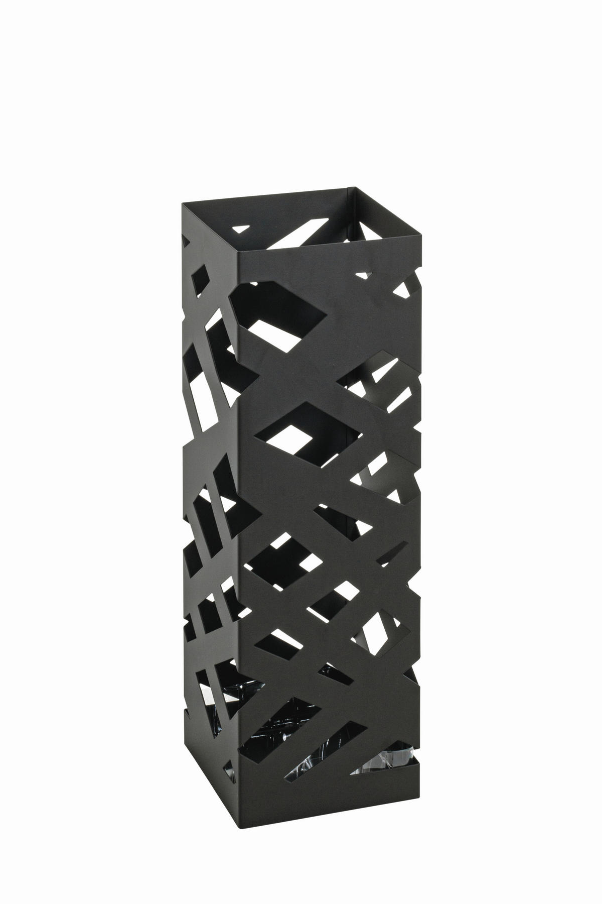 SCHIRMSTÄNDER Metall Schwarz  - Schwarz, Design, Metall (16/48/16cm)