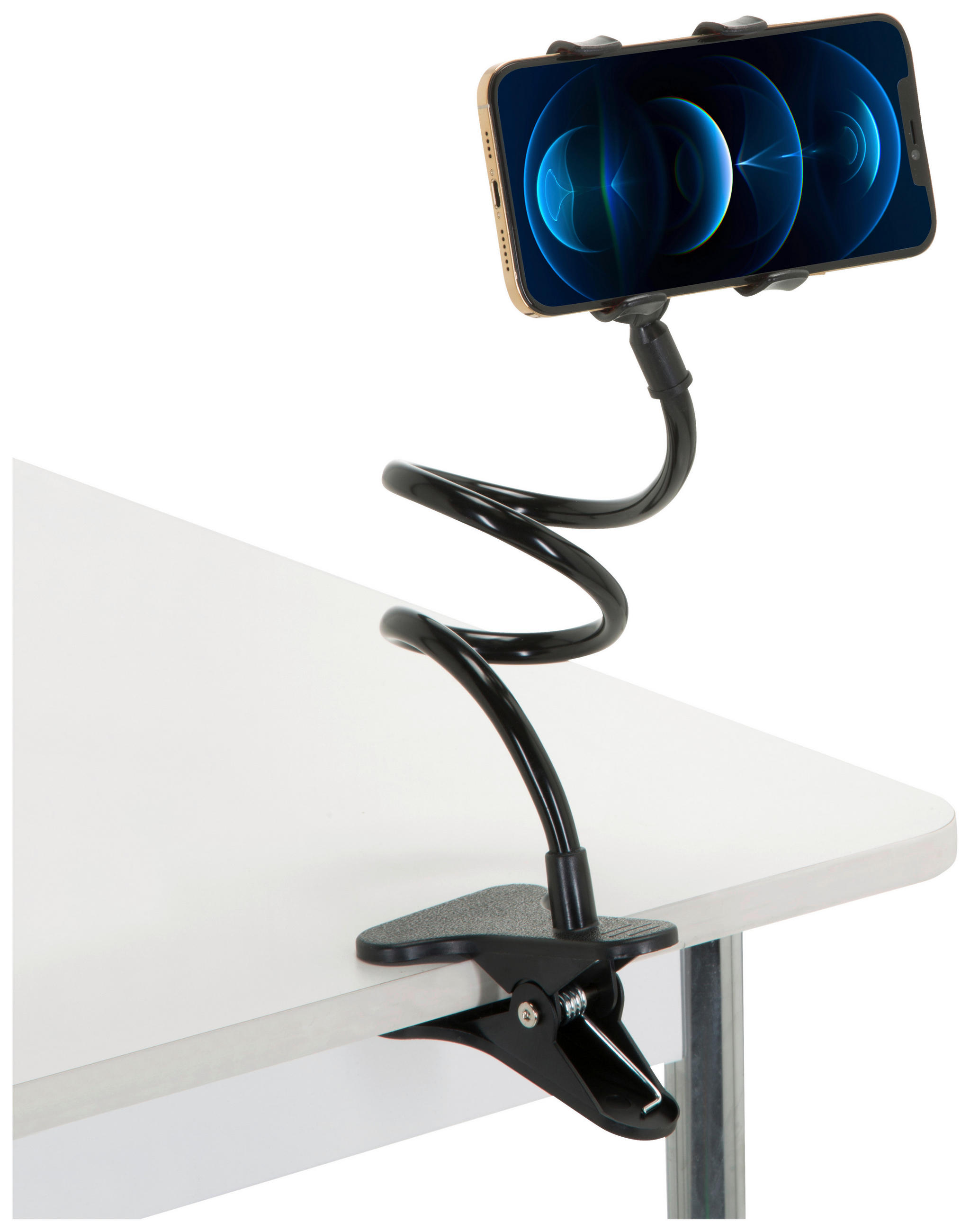 MOBILHÅLLARE  - svart, Modern, plast (11/75/1cm) - MID.YOU