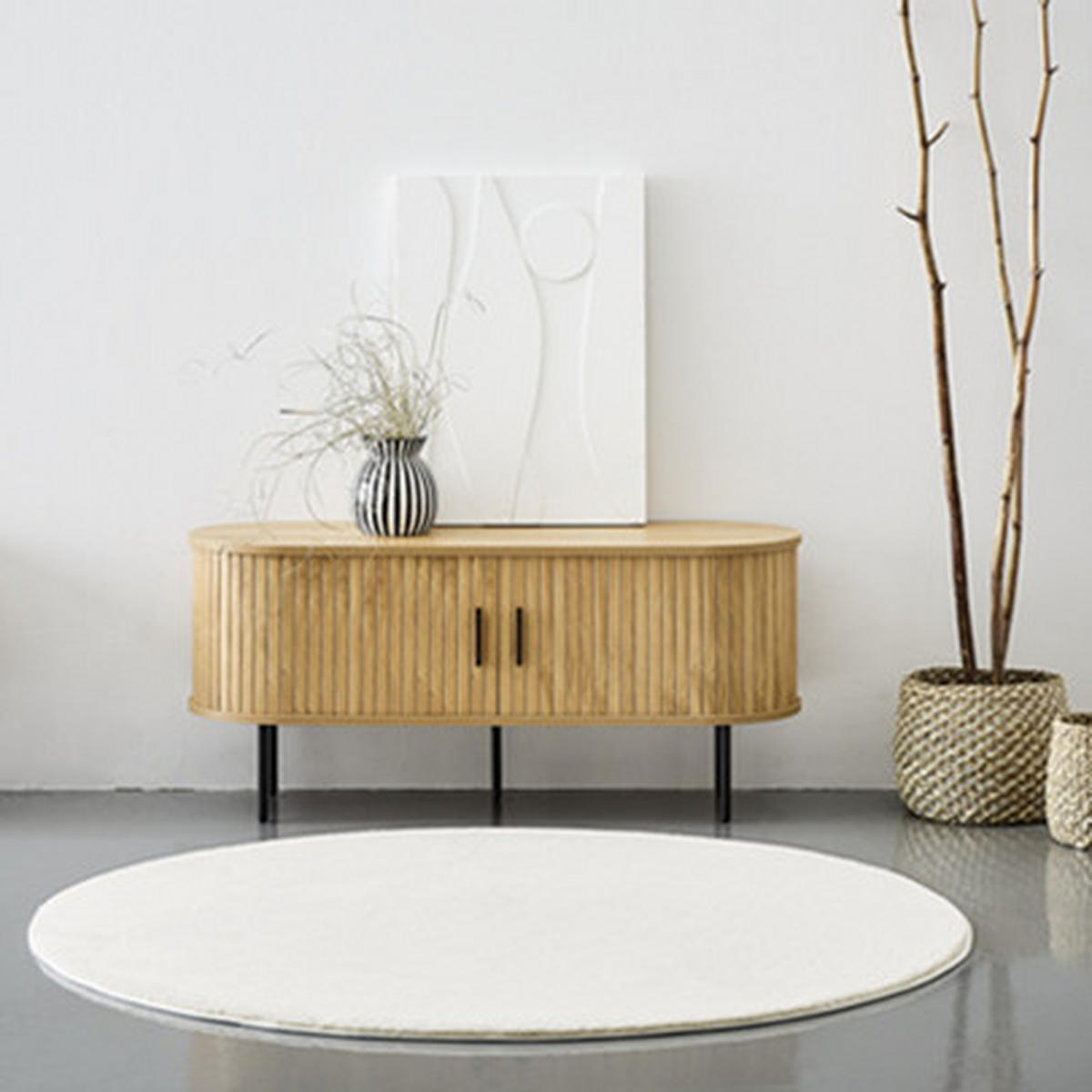 NIZKA OMARICA črna, barve hrasta  - črna/barve hrasta, Design, kovina/leseni material (120/55/40cm) - Xora