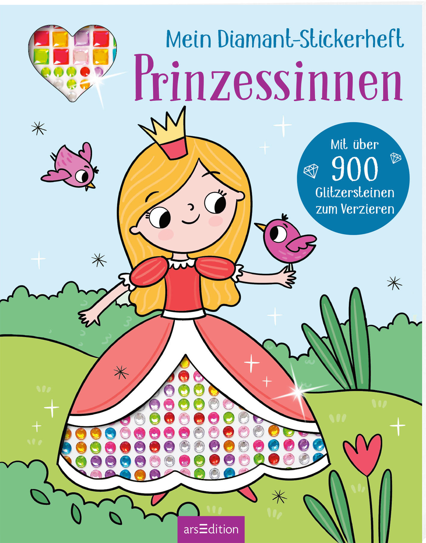STICKERBUCH Diamant  - Multicolor, Basics, Papier (28/22/0,5cm)