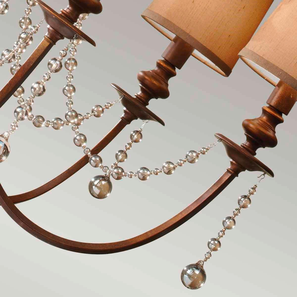KRONLEUCHTER 93/119 cm    - Goldfarben, Konventionell, Metall (93/119cm) - Elstead Lighting