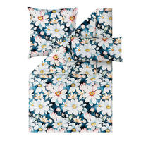 BETTWÄSCHE 3-teilig Atelier Makosatin 135/200 cm  - Petrol, Design, Textil (135/200cm) - Estella