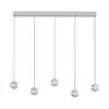 LED-PENDELLEUCHTE 110/10/220 cm  - Weiß, Design, Kunststoff/Metall (110/10/220cm) - Schöner Wohnen