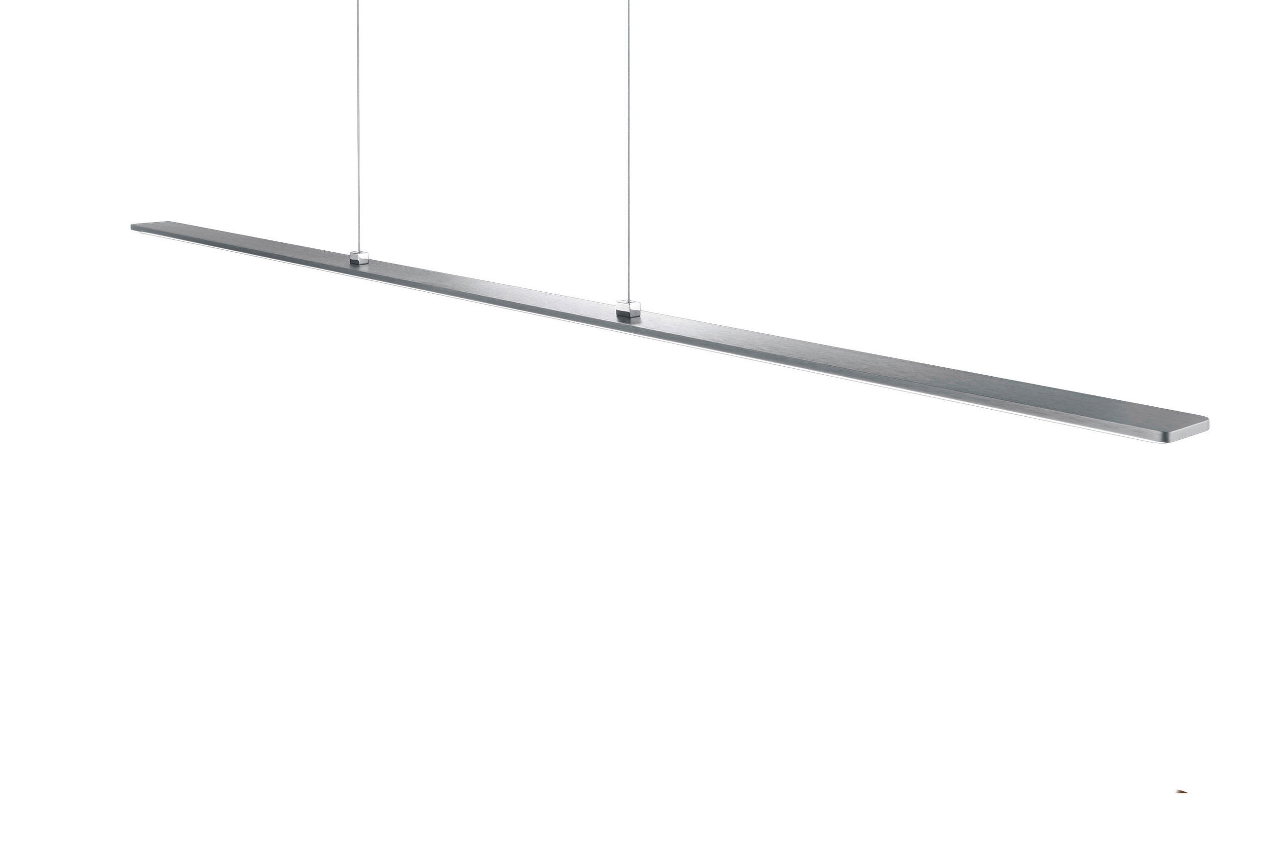 LED-HÄNGELEUCHTE Lexx 109/7/50-170 cm  - Nickelfarben, Design, Kunststoff/Metall (109/7/50-170cm) - Helestra