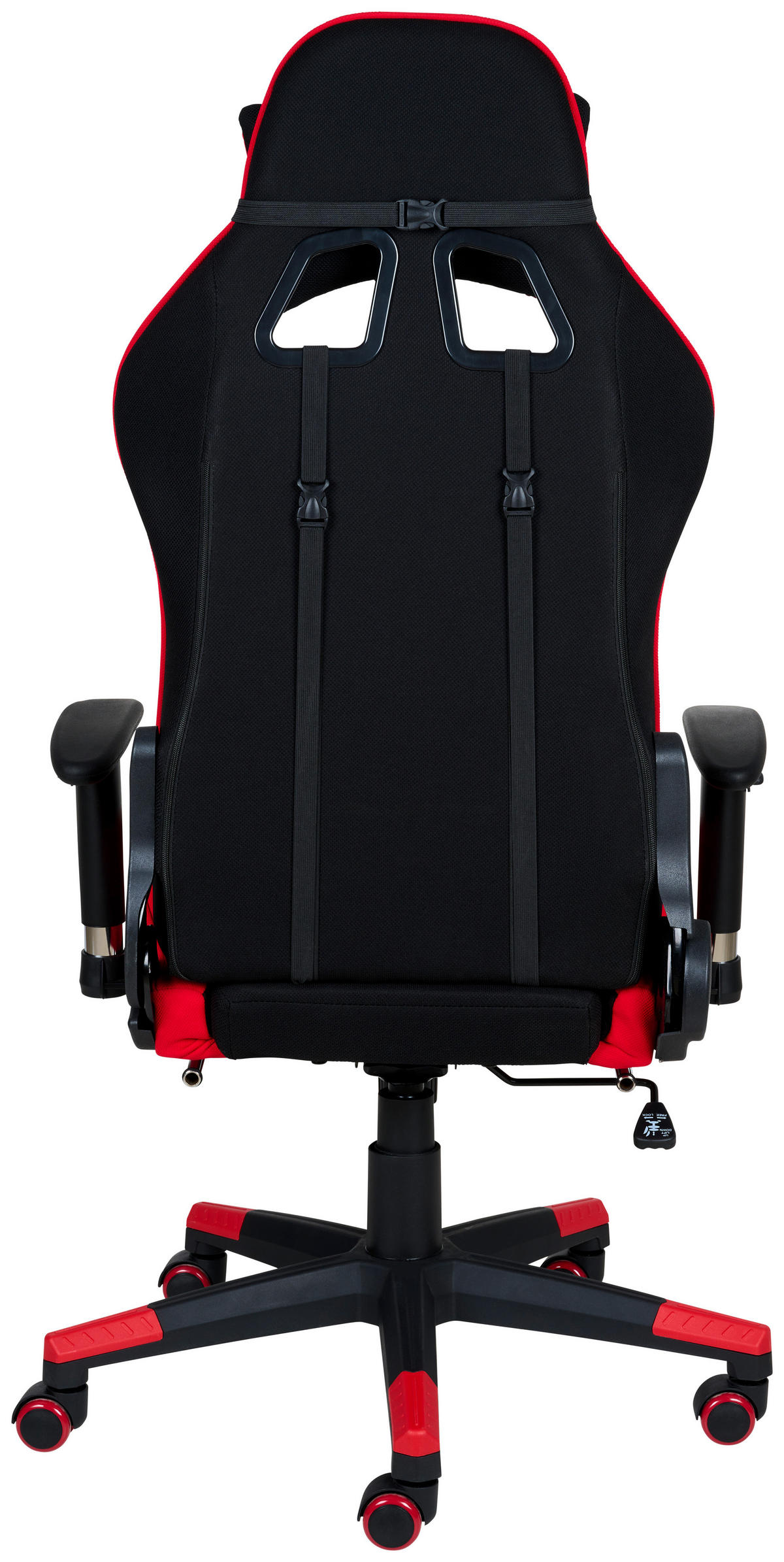 GAMINGSTUHL Rot, Schwarz Metall, Kunststoff, Textil   - Rot/Schwarz, Design, Kunststoff/Textil (67/137/63cm) - Xora