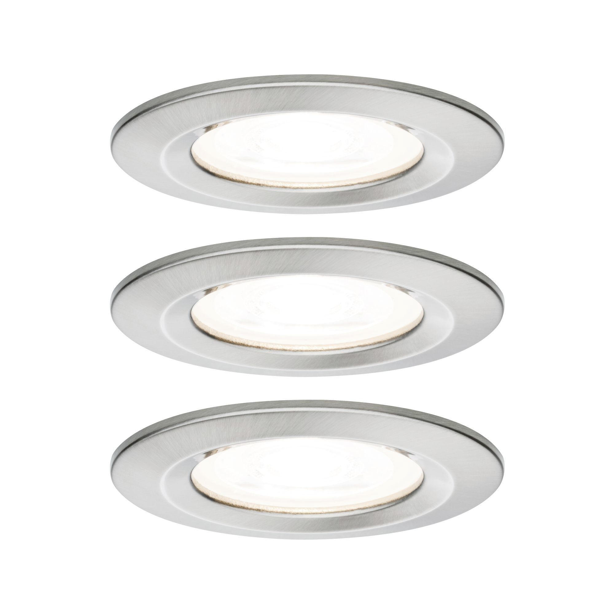 DECKENLEUCHTE 7,8 cm  - Alufarben, Basics, Metall (7,8cm) - Paulmann