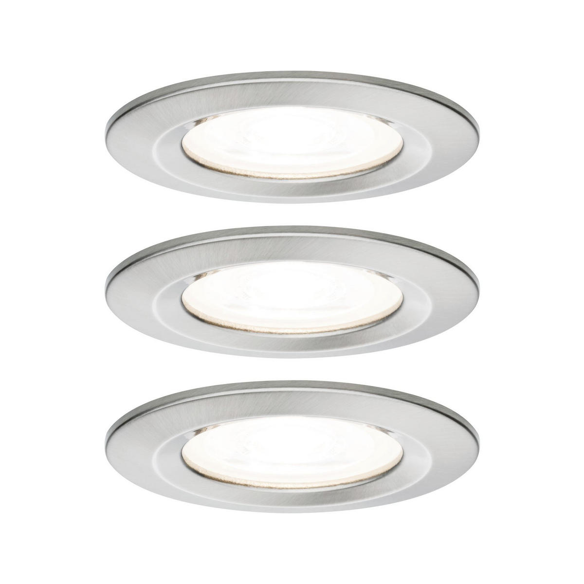 DECKENLEUCHTE 7,8 cm  - Alufarben, Basics, Metall (7,8cm) - Paulmann