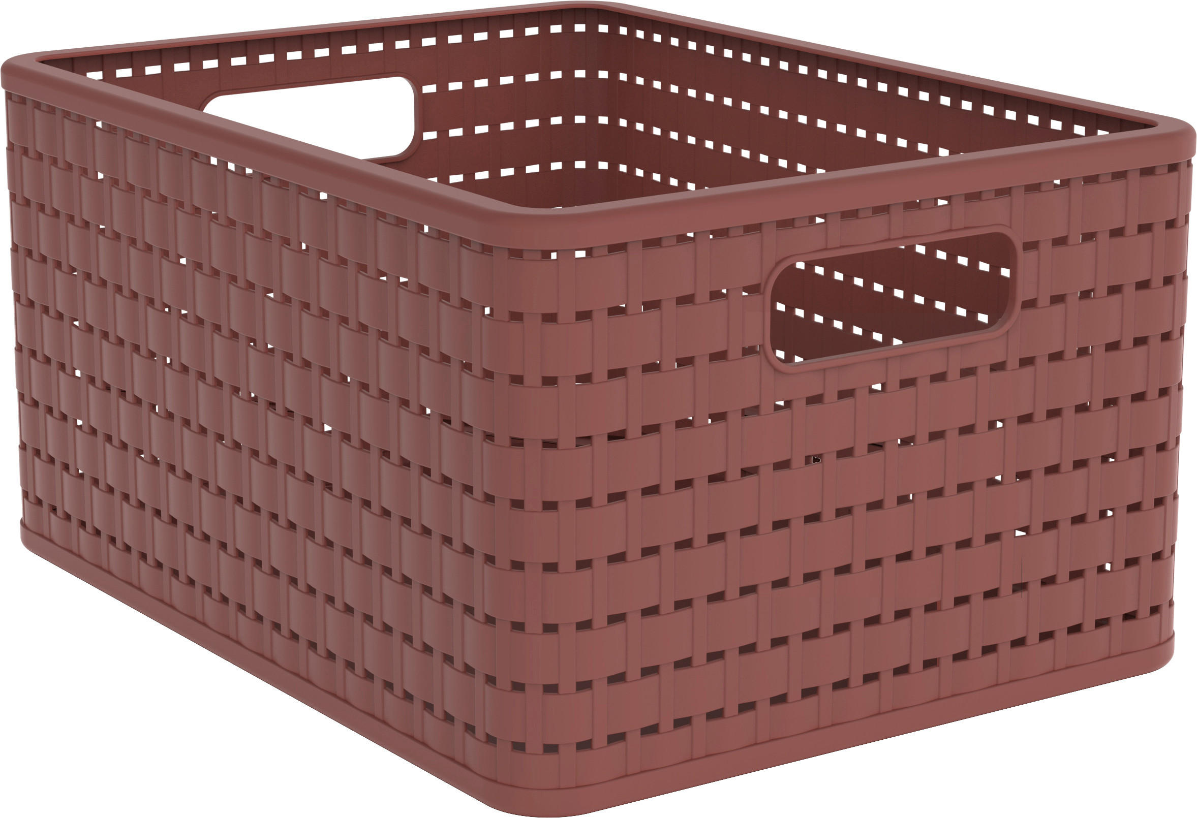 KOŠ rezavá - rezavá, Basics, plast (36,8/27,8/19,1cm)
