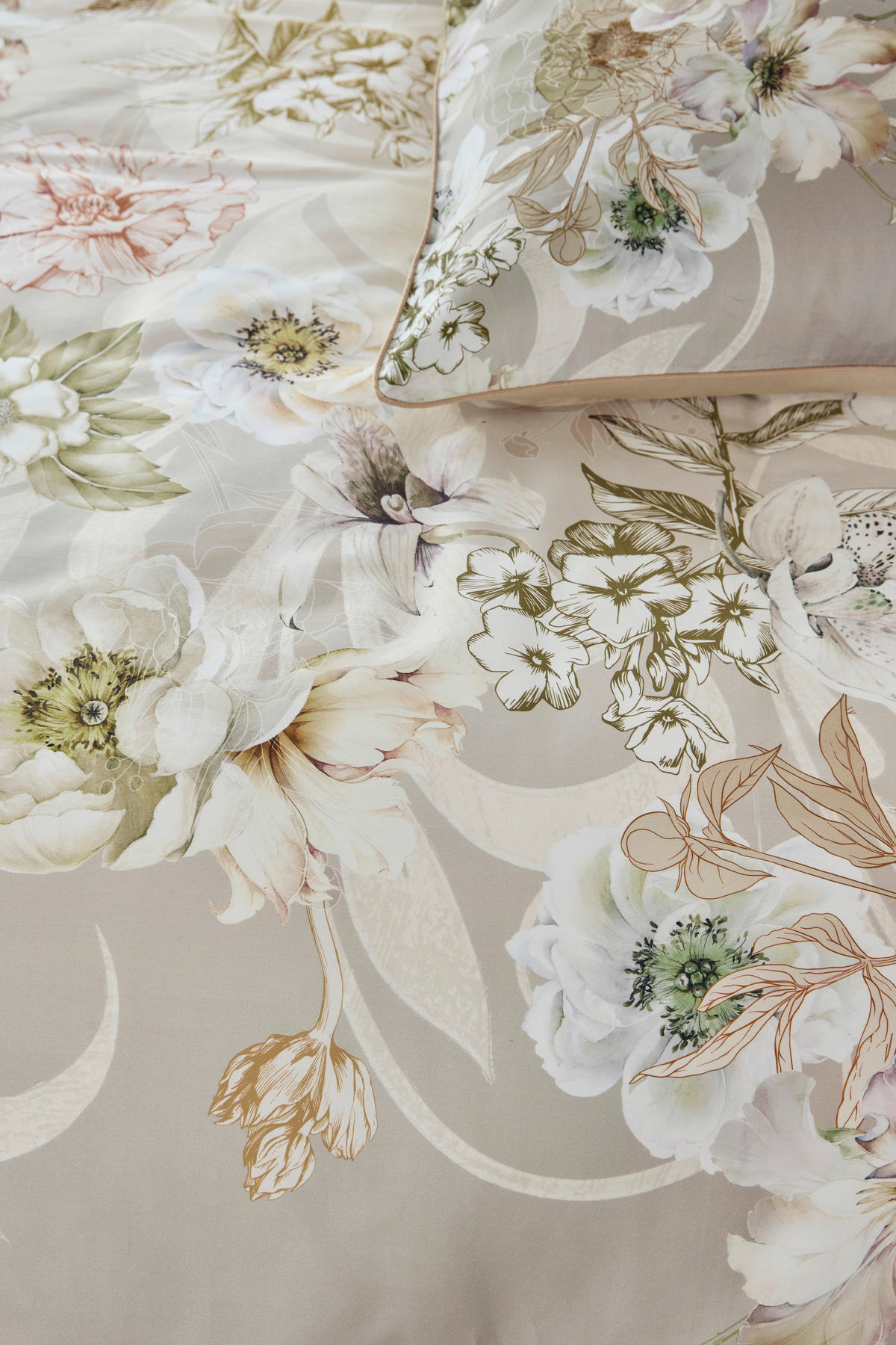 BETTWÄSCHE Satin 140/200 cm  - Braun, Design, Textil (140/200cm) - Novel