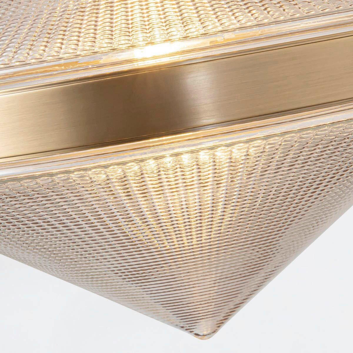 HÄNGELEUCHTE  - Messingfarben, KONVENTIONELL, Glas/Metall (37,6/103,1/34,3cm) - Elstead Lighting