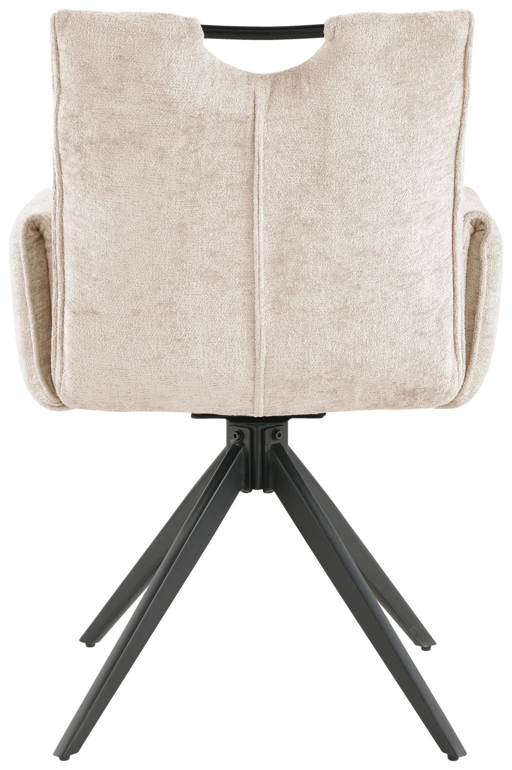 Thumbnail - Mid.you Armlehnstuhl, Beige, Holz, Metall, Textil, Pappel, Sperrholz, Flachrohr, 64x90x63 cm, Esszimmer, Stühle, Esszimm...
