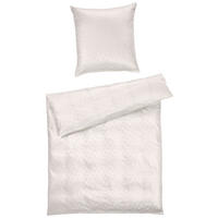 POSTEĽNÁ BIELIZEŇ, satén, biela, 155/220 cm - biela, Basics, textil (155/220cm) - Joop!