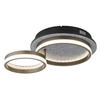 LED-DECKENLEUCHTE DELLA 47,2/34/14 cm   - Klar/Schwarz, Design, Kunststoff/Metall (47,2/34/14cm) - Globo