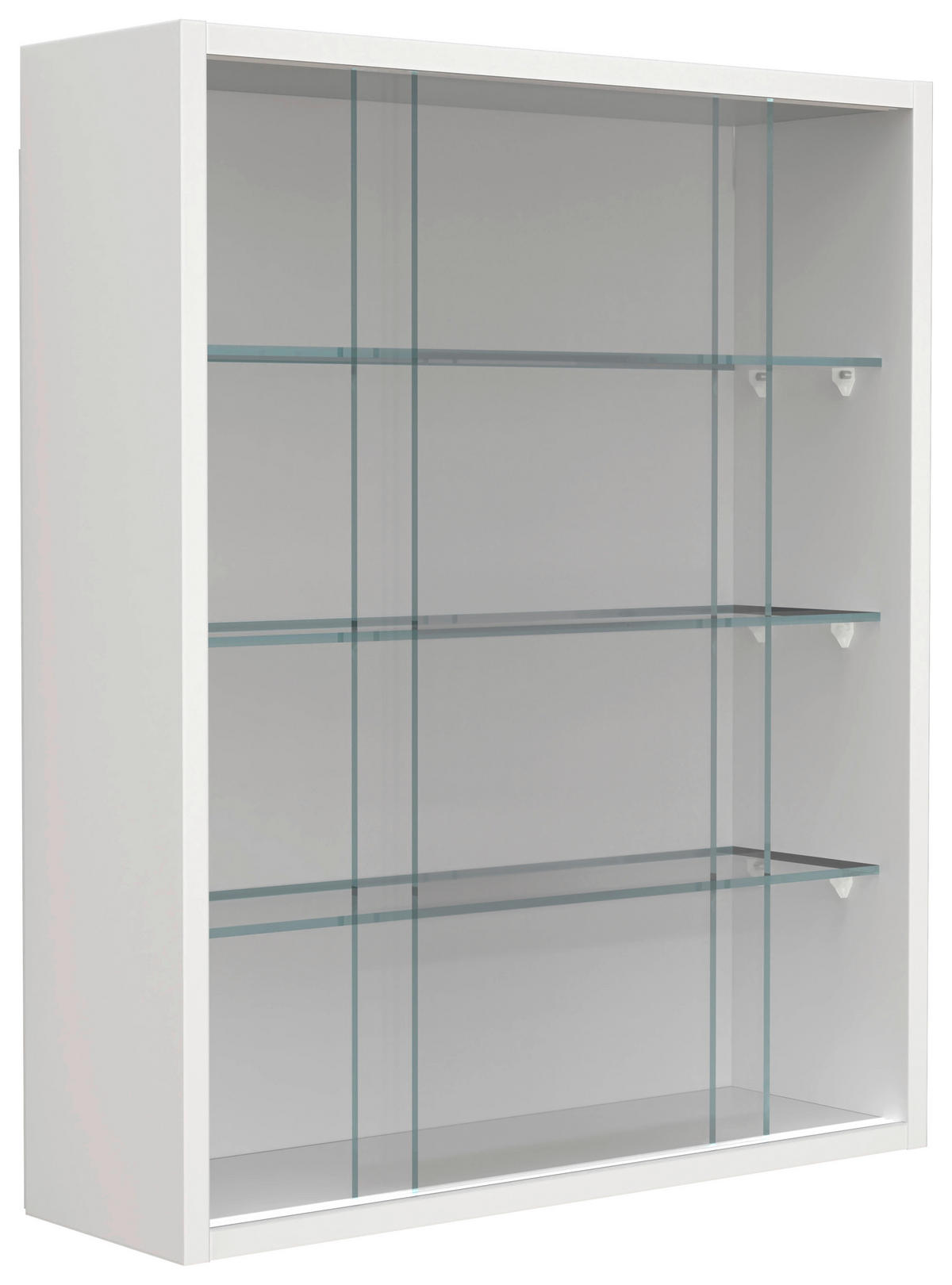HÄNGEVITRINE in Weiss  - Weiss, Design, Glas/Holzwerkstoff (50/60/15cm) - MID.YOU