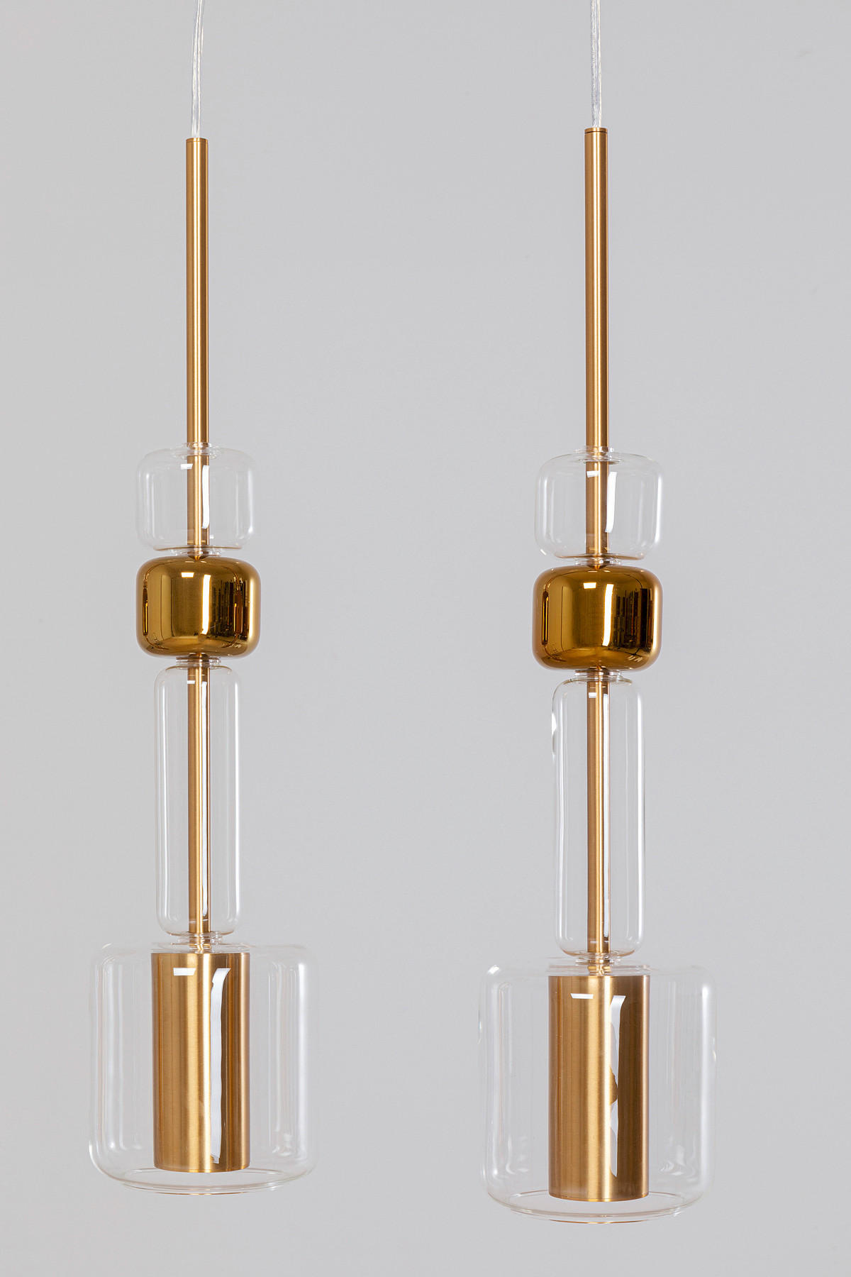 HÄNGELEUCHTE Candy Bar 103/60/13 cm   - MODERN, Glas/Metall (103/60/13cm) - Kare-Design