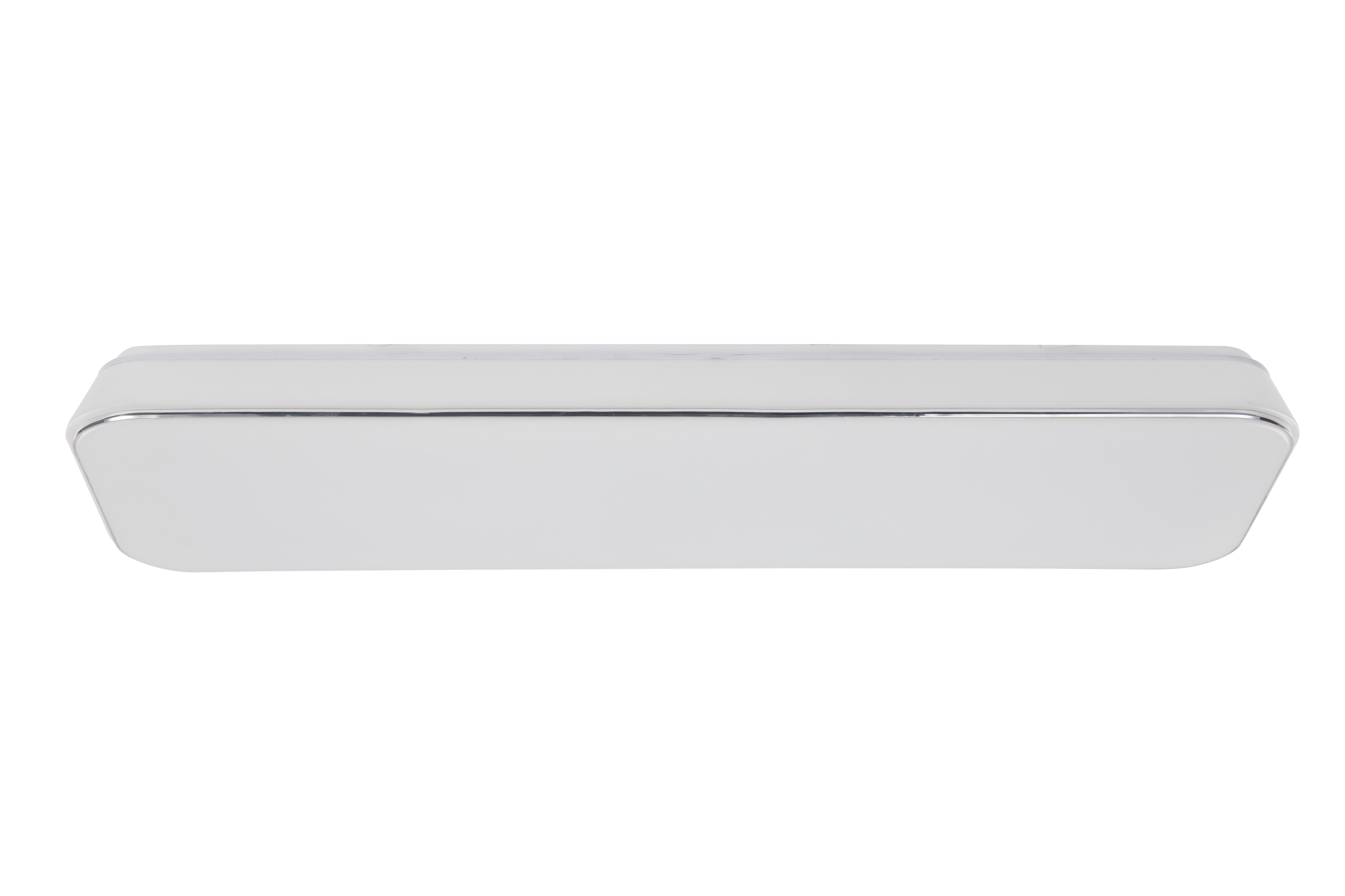 LED-DECKENLEUCHTE 23 W    60,5/18,5/6 cm  - Weiß, KONVENTIONELL, Kunststoff/Metall (60,5/18,5/6cm) - Celina