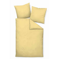 BETTWÄSCHE Seersucker 155/200 cm  - Gelb, Basics, Textil (155/200cm) - Janine
