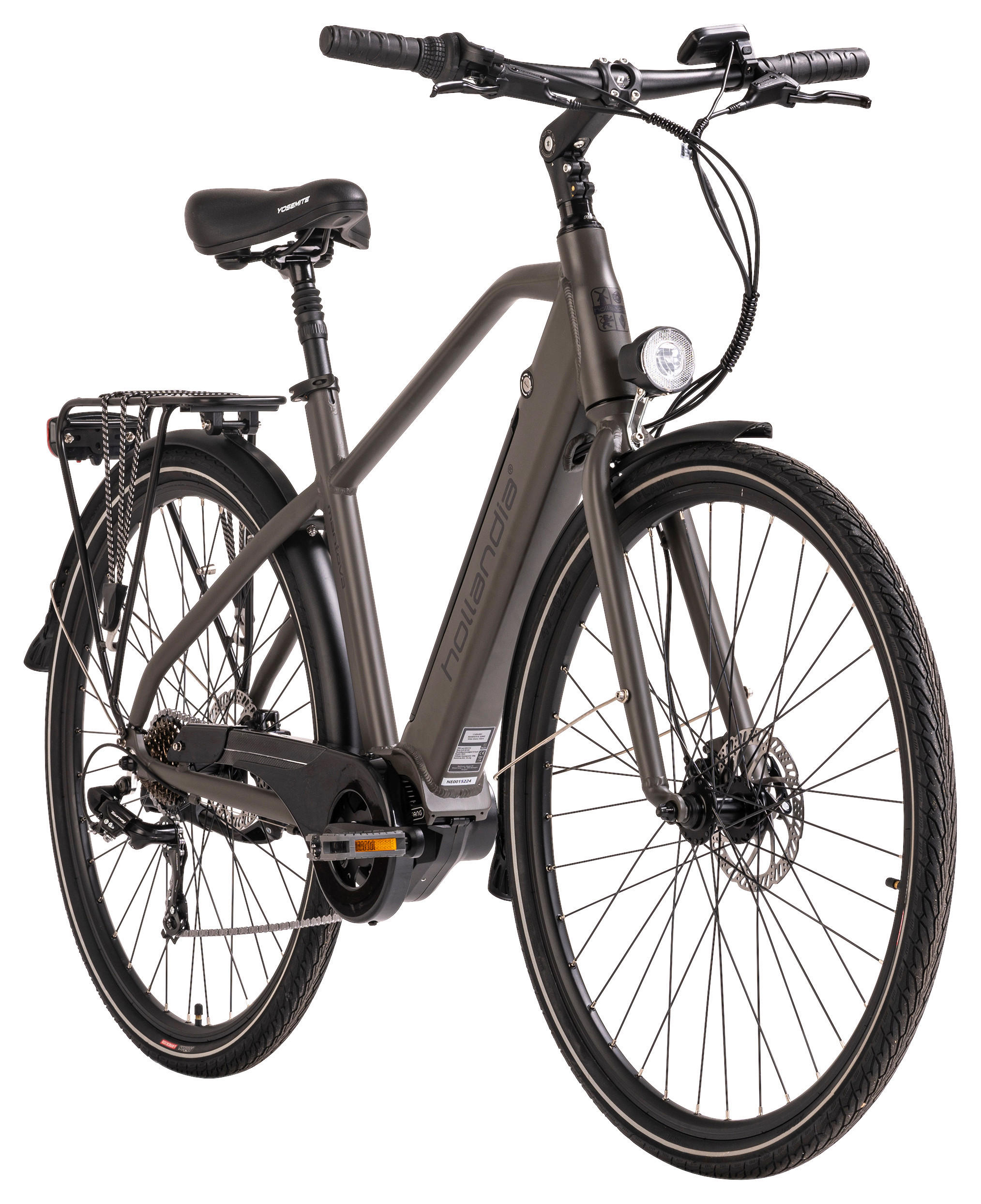 ELEKTROFAHRRAD - Grau, Basics, Metall (180/70/100cm) - Atrigo