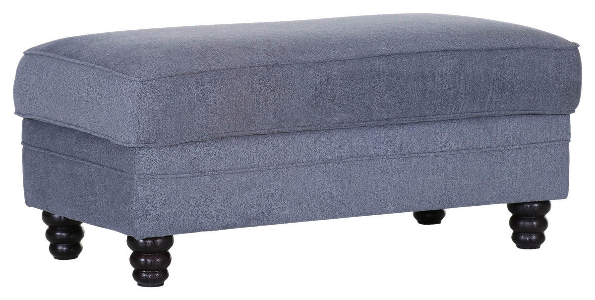 PALL i trä, textil mörkgrå  - mörkgrå/mörkbrun, Klassisk, trä/textil (125/53/65cm) - Livetastic