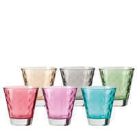 GLÄSERSET Optic  6-teilig  - Multicolor, Basics, Glas (26/9,8/17,4cm) - Leonardo