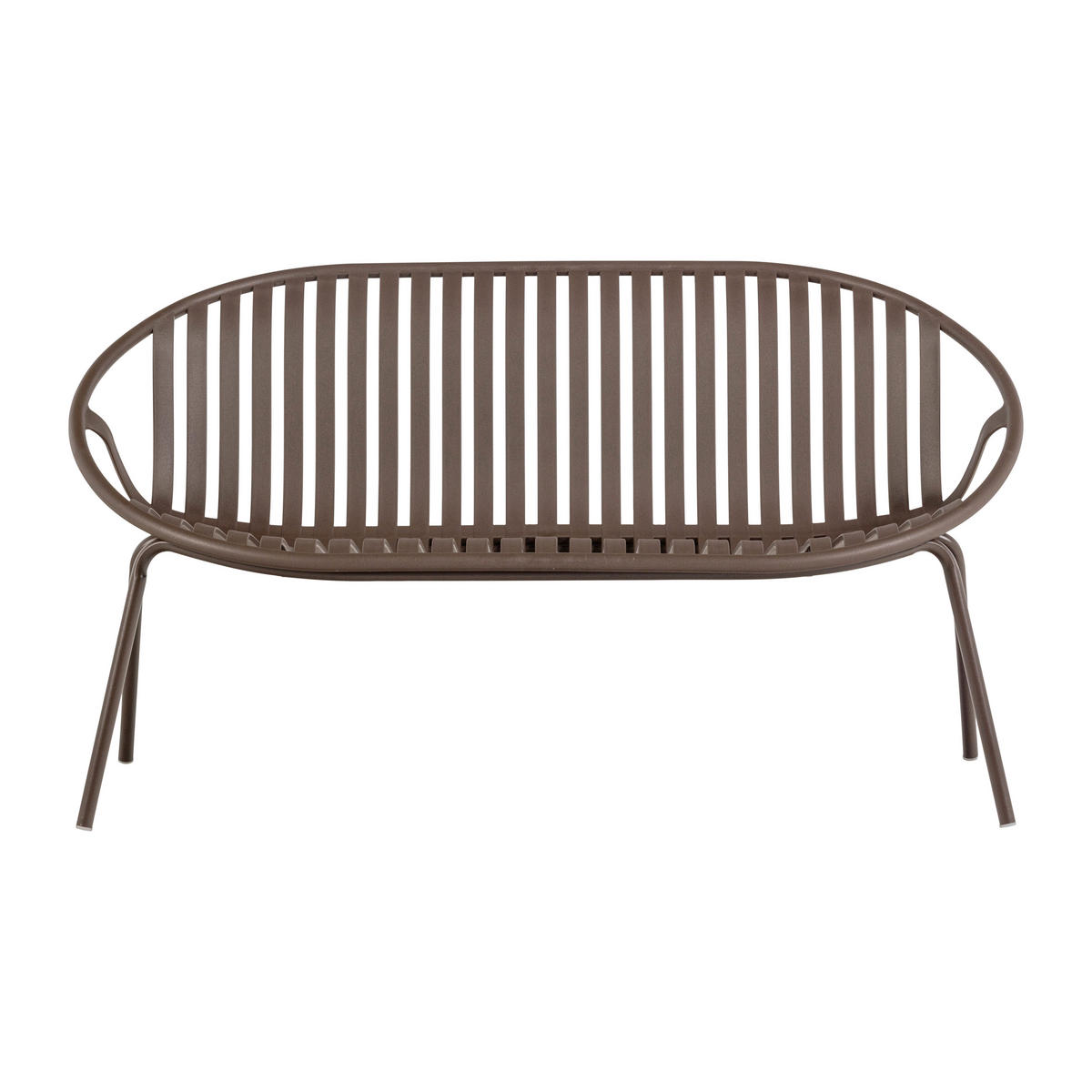 GARTENBANK 81/73/72 cm   - Lila/Braun, MODERN, Kunststoff/Metall (81/73/72cm) - Livetastic