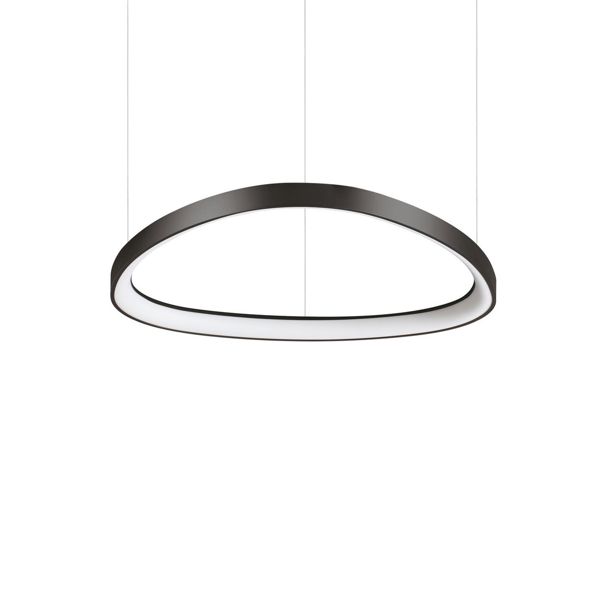 LED-HÄNGELEUCHTE 61/28,5-151,5 cm  - Schwarz, Design, Kunststoff/Metall (61/28,5-151,5cm) - Ideal Lux