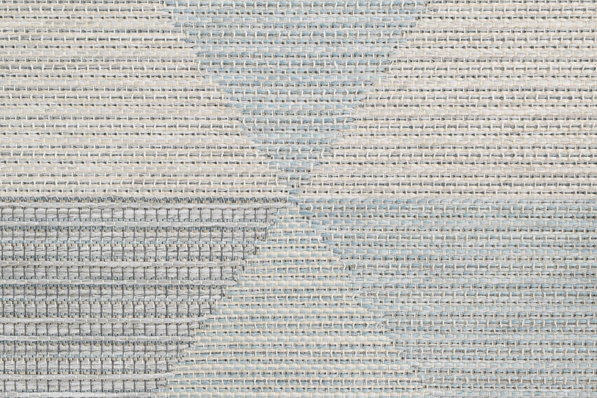 FLACHWEBETEPPICH 80/150 cm Amalfi Blau, Hellblau  - Blau/Hellblau, Trend, Textil (80/150cm)