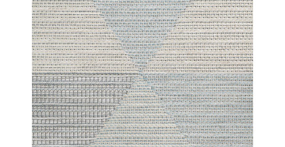 FLACHWEBETEPPICH 160/230 cm Amalfi  - Blau/Hellblau, Trend, Textil (160/230cm) - Novel