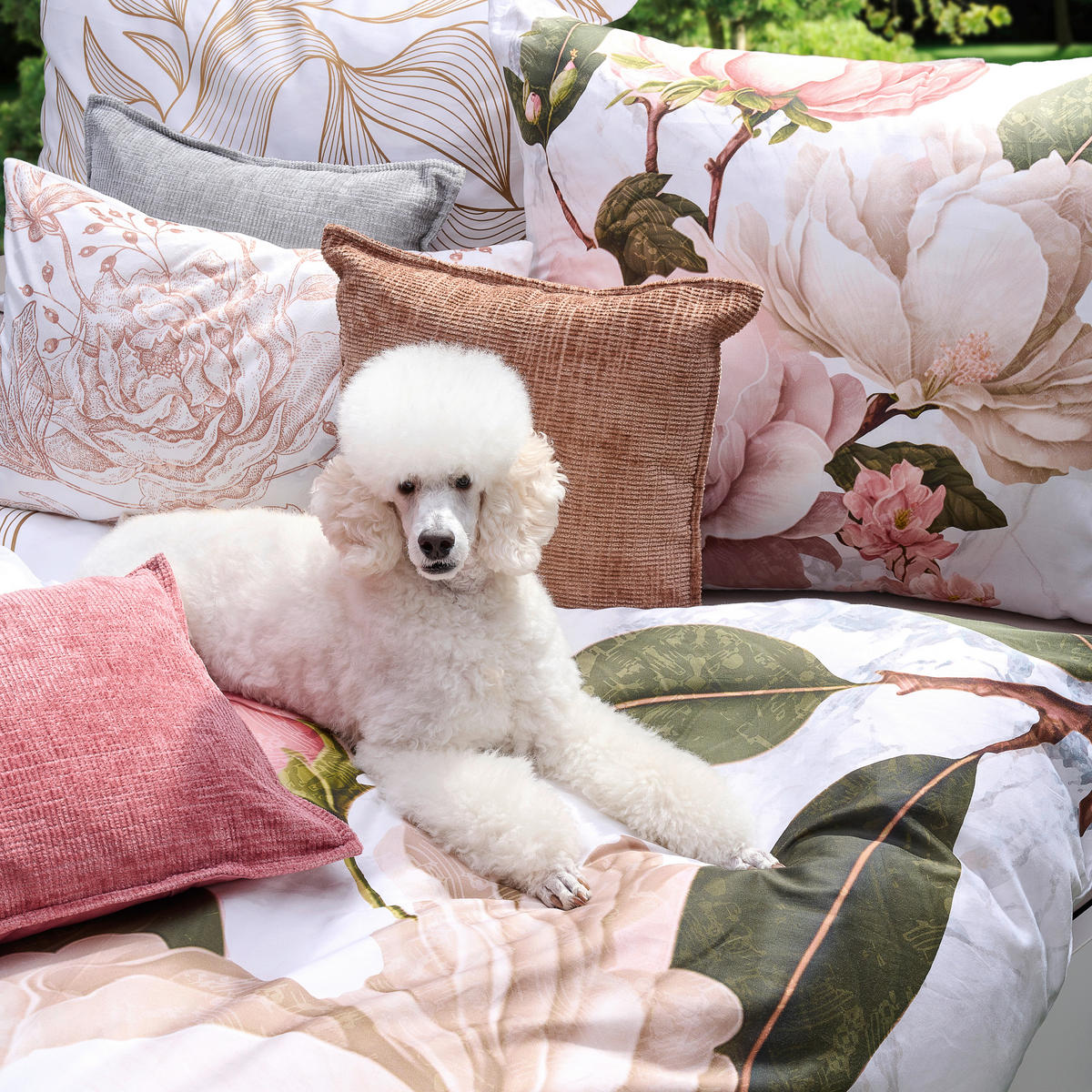 POSTELJINA SA DVA LICA CALM LIVING 140/200 cm saten višebojna  - višebojna, Konvencionalno, tekstil (140/200cm) - Esposa