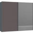 SCHWEBETÜRENSCHRANK in Silberfarben, Dunkelgrau - Dunkelgrau/Silberfarben, Design, Glas/Holzwerkstoff (252,8/220/65cm) - Jutzler SCHWEBETÜRENSCHRANK in Silberfarben, Dunkelgrau - Dunkelgrau/Silberfarben, Design, Glas/Holzwerkstoff (252,8/220/65cm) - Jutzler