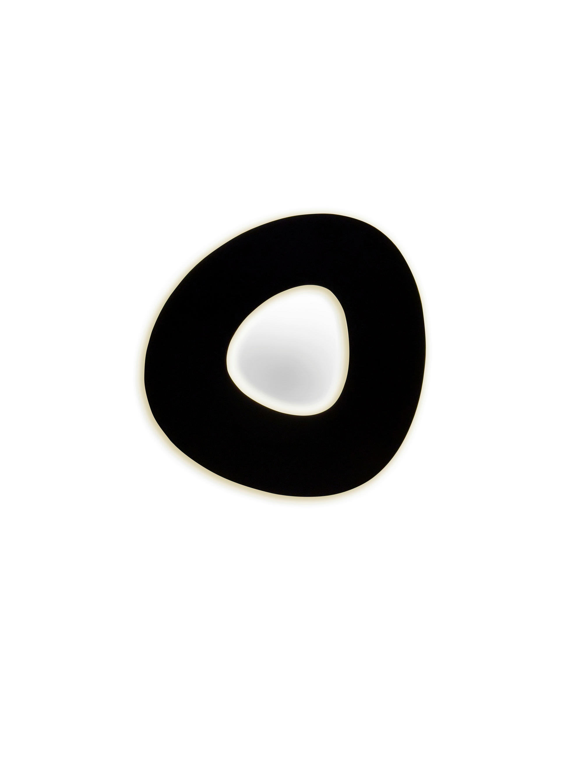 LED-DECKENLEUCHTE 70/50/3,5 cm   - Schwarz, Design, Metall (70/50/3,5cm) - BOPP