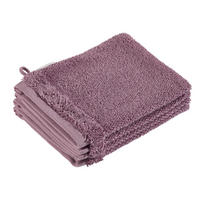WASCHLAPPEN BONITA Mauve 4-teilig  - Mauve, Basics, Textil (16/21cm) - Bio:Vio