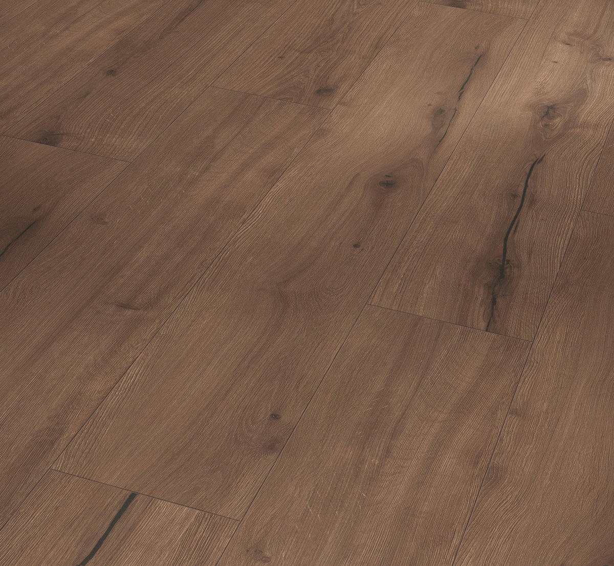 DESIGNBODEN Modular ONE  per  m² - Eichefarben, Basics, Holzwerkstoff (128.5/19.4/0.8cm) - Parador