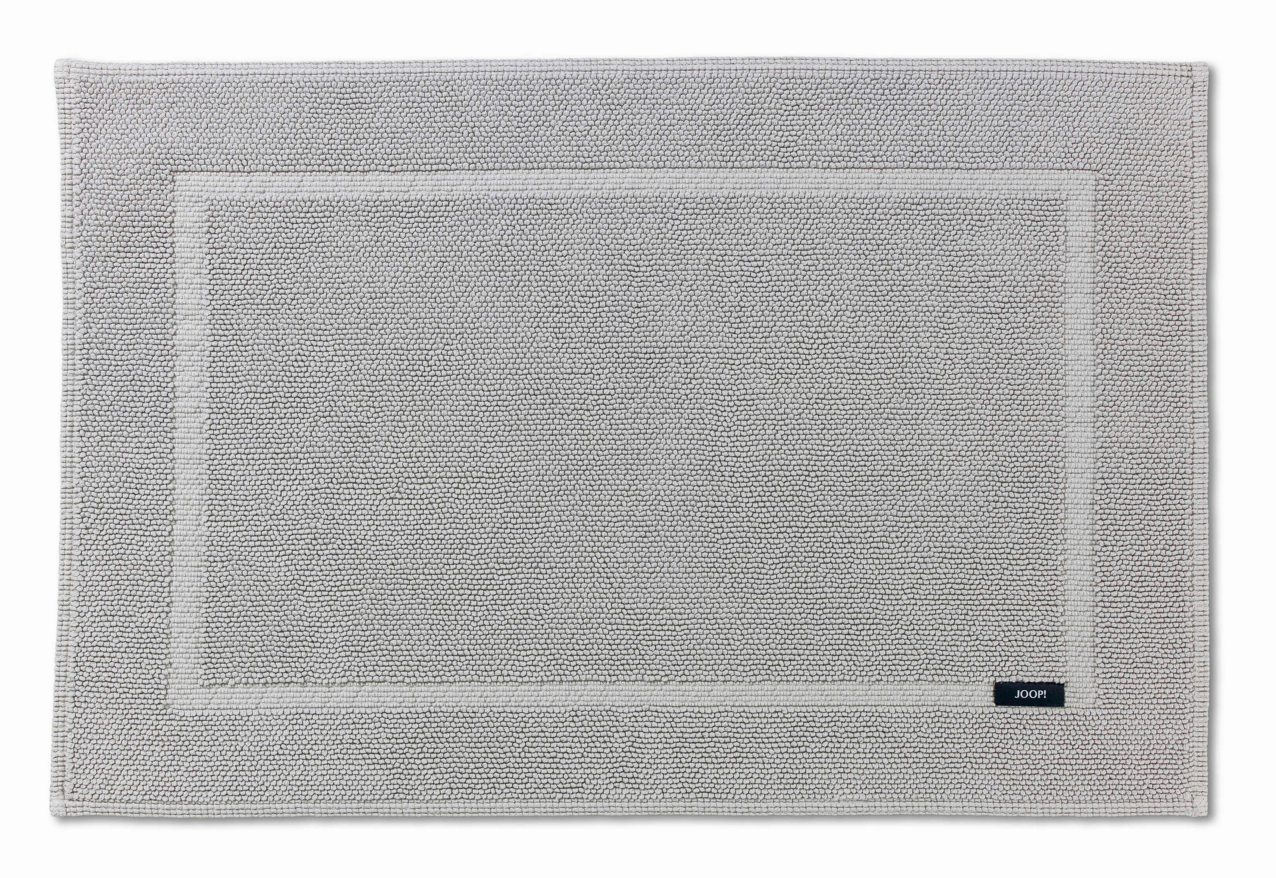 BADTEPPICH Silberfarben, Hellgrau 70/120 cm  - Silberfarben/Hellgrau, Basics, Textil (70/120cm) - Joop!