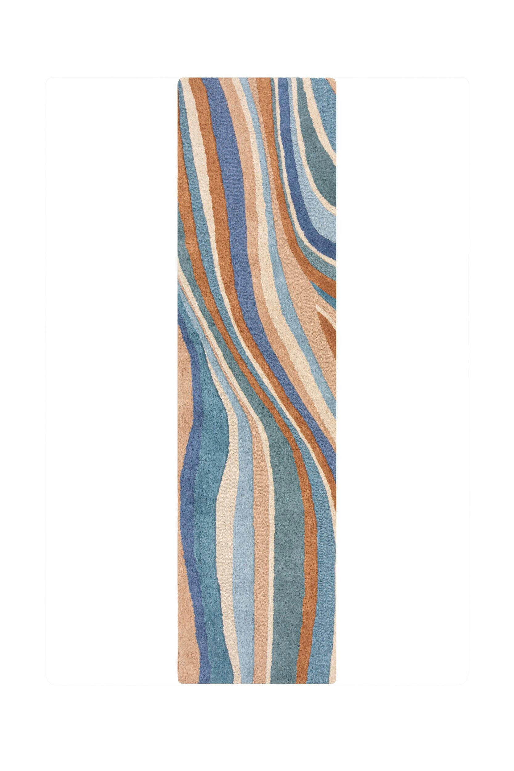 LÄUFER 60/230 cm Blau  - Blau, MODERN, Textil (60/230cm) - Xora